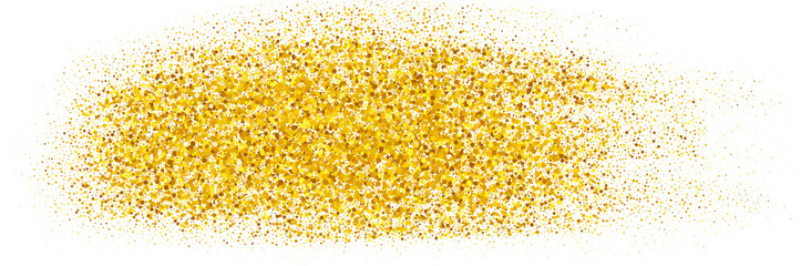 Gold glitter swash shiny brush stroke shape, luxury illustration party element