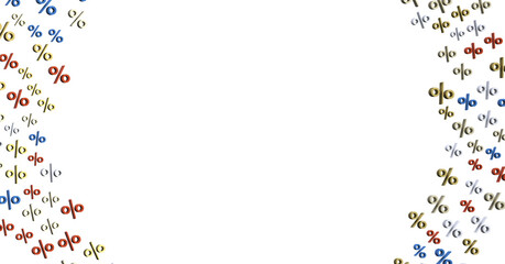 percent sign percentage icon interest rate