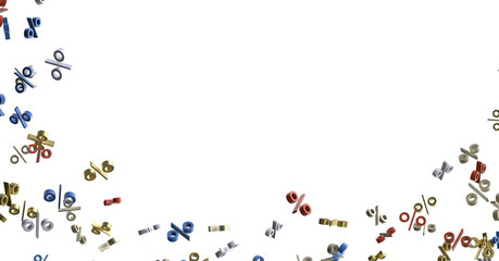 percent sign percentage icon interest rate