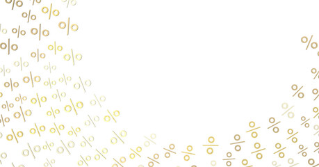 percent shopping digital in hand 3d.