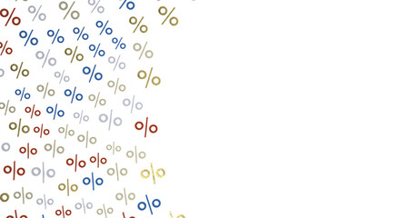 Blurred sale background.