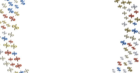 Blurred sale background.