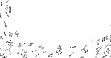 Blurred sale background.