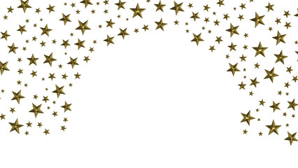 XMAS Stars - Festive christmas card. Isolated illustration white background. -