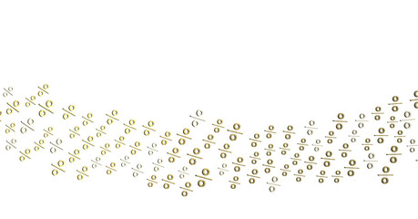 Sales icons floating in the air 3D rendering