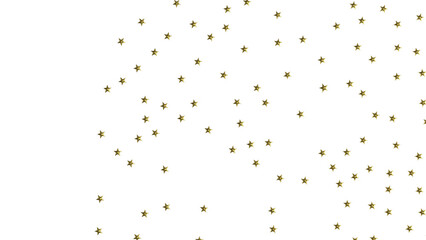 stars. Confetti celebration, Falling golden abstract decoration for party, birthday celebrate,