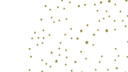 stars. Confetti celebration, Falling golden abstract decoration for party, birthday celebrate,