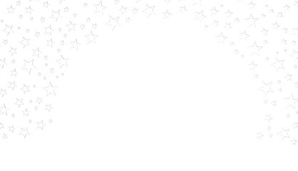 XMAS stars. Confetti celebration, Falling silver abstract decoration for party, birthday celebrate,