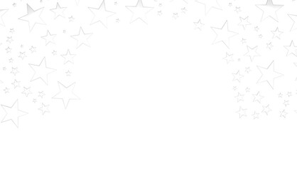 XMAS stars. Confetti celebration, Falling silver abstract decoration for party, birthday celebrate,