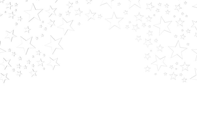 XMAS stars. Confetti celebration, Falling silver abstract decoration for party, birthday celebrate,