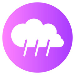 Hailstorm gradient icon