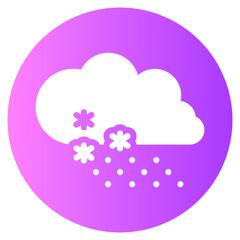 snowy gradient icon