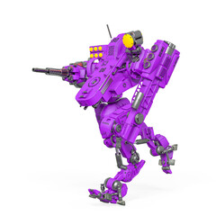 combat mech is marching