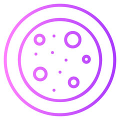 full moon gradient icon