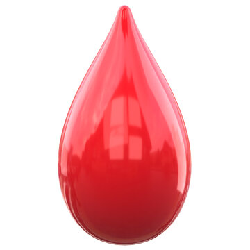  blood drop 3d illustration