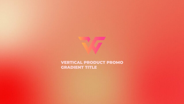 Vertical Product Promo Gradient Title
