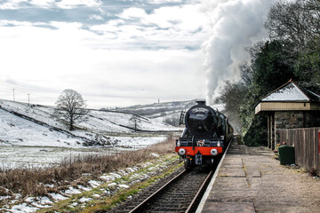 The Flying Scotsman in Irwell Vale, England 