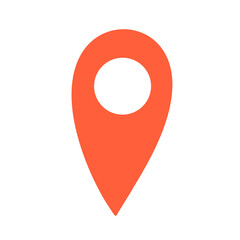 Red Map pin icon.