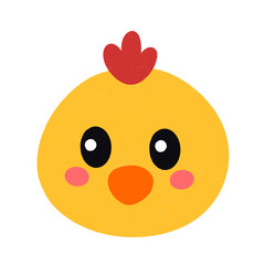 Fototapeta premium cute chicken Head.