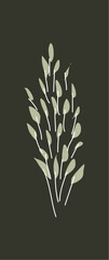 Seamless irregular leaves vector illustration, abstract botanical seamless background illustration. Suitable for beauty product, art, illustration, background, template, asset, beauty or nature banner