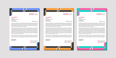  vector business letterhead template