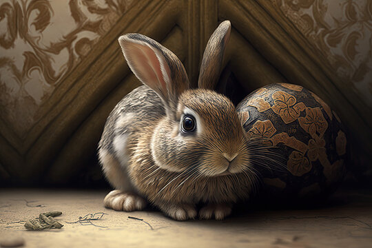 Osterhase Hase im Nest Ostern
Generative Ai