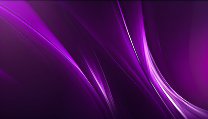 Abstract purple background with soft lines, generative AI.