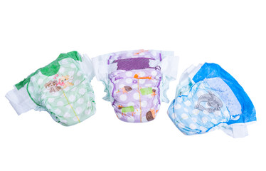 baby diaper isolated