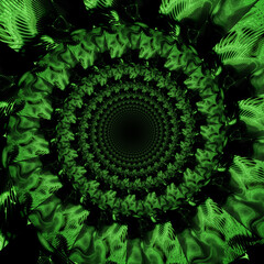 Fototapeta na wymiar Abstract Pseudo Depth Spiral background
