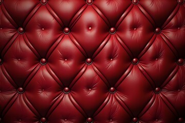 Red texture of leather chair pattern