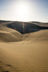 Fototapeta na wymiar The Maspalomas dunes, Gran Canaria, Spain