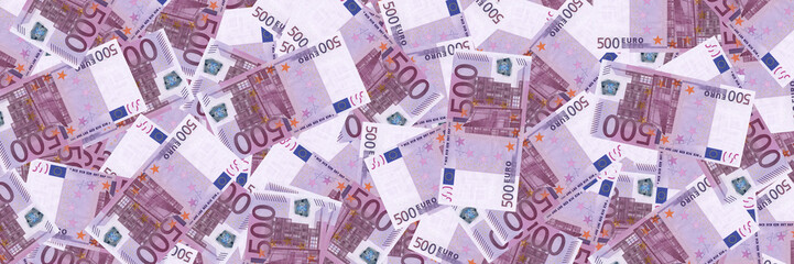 Obraz na płótnie Canvas euros banknotes background