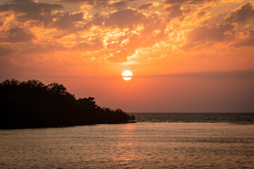 sunset over the Gulf of Mexico