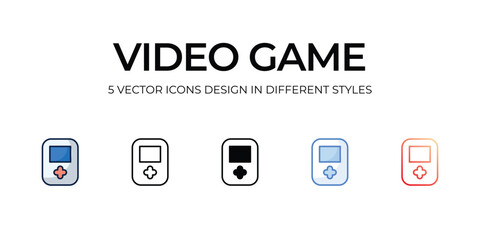 video game icons set vector illustration. vector stock,