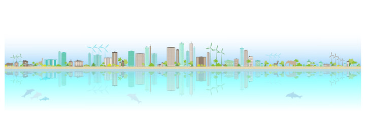 Obraz premium Protecting the Earth is clean energy.Earth Day is a concern for the environment.The earth is in the hands of man.