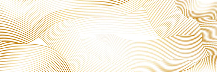 background with waves golden