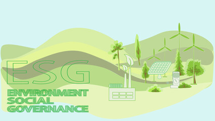 Protecting the Earth is clean energy.Earth Day is a concern for the environment.Eco  ESG the earth is in the hands of man.