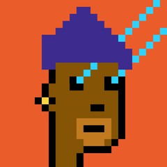 Cartoonish Pixelated Man