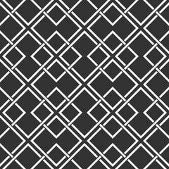 Vector seamless texture. Modern geometric background. Lattice with squares.