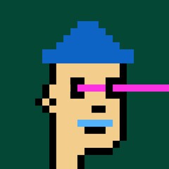 Obraz premium Cartoonish Pixelated Man