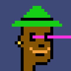 Cartoonish Pixelated Man