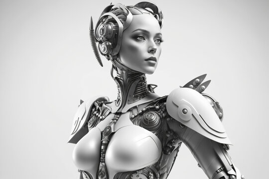 Robot_woman_on_white_background