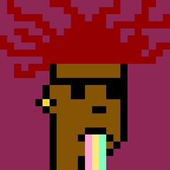 Cartoonish Pixelated Man
