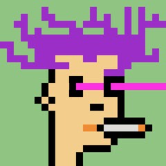 Cartoonish Pixelated Man