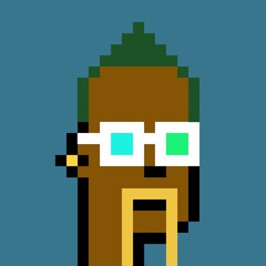 Obraz premium Cartoonish Pixelated Man