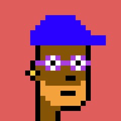 Cartoonish Pixelated Man