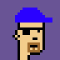 Cartoonish Pixelated Man