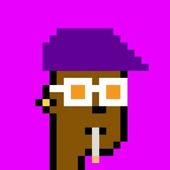 Fototapeta premium Cartoonish Pixelated Man