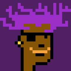 Obraz premium Cartoonish Pixelated Man