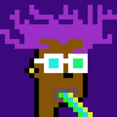 Obraz premium Cartoonish Pixelated Man